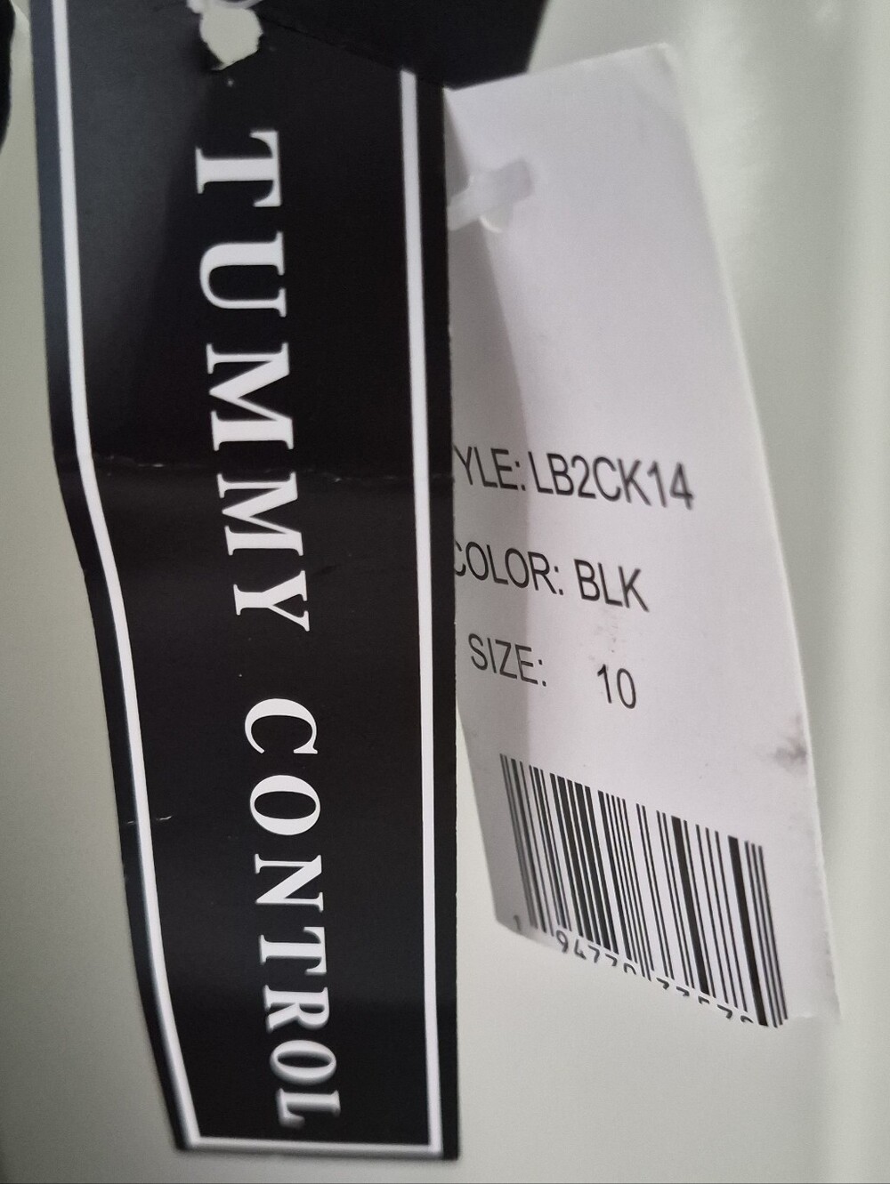 NWT LA BLANCA Moonlit Silhouette 1-shoulder keyhole swimsuit Black & White Sz.10 - Picture 7 of 11